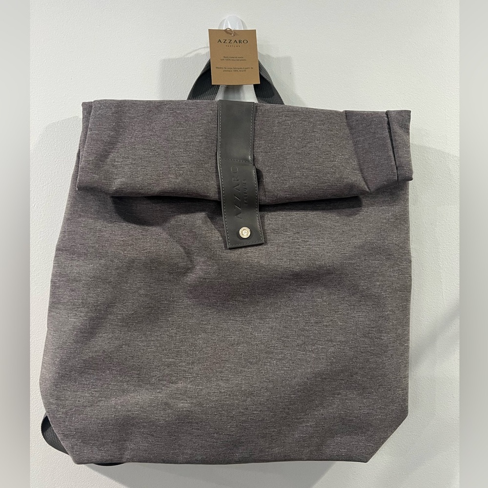 Azzaro Parfums Backpack New Roll Top Men’s Unisex Bag Tote